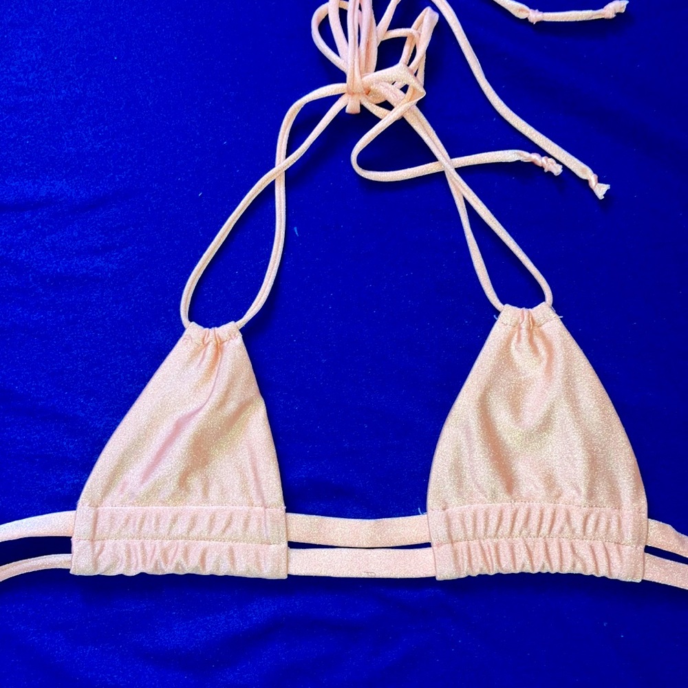 Cute xs brand new paste Bikini top